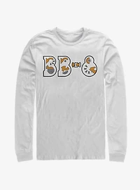 Star Wars Episode IX The Rise Of Skywalker Droid Parts Long-Sleeve T-Shirt
