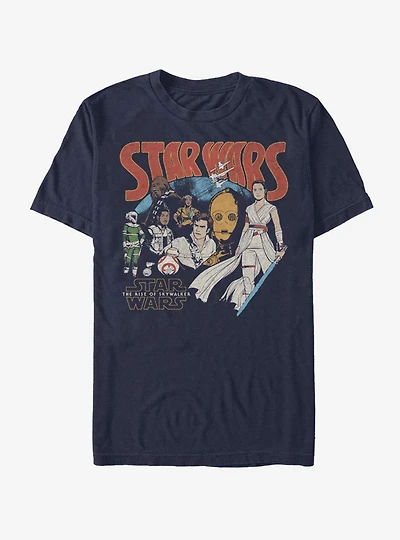 Star Wars Episode IX The Rise Of Skywalker Retro Buddies T-Shirt