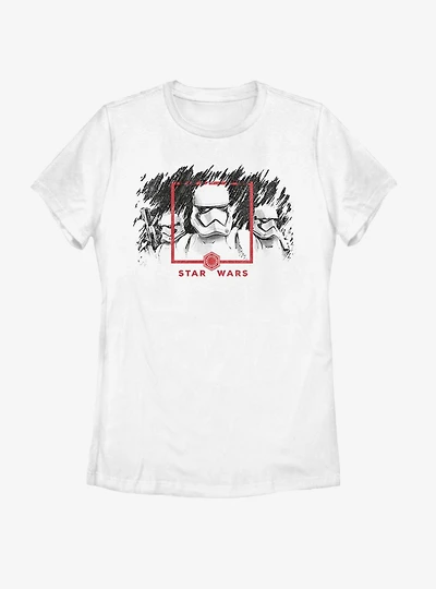 Star Wars Episode IX The Rise Of Skywalker Dawn Patrol Womens T-Shirt