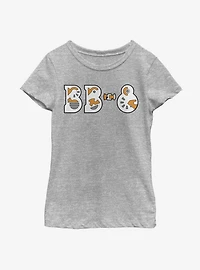 Star Wars Episode IX The Rise Of Skywalker Droid Parts Youth Girls T-Shirt