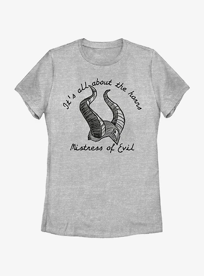 Disney Maleficent: Mistress Of Evil It's All About The Horns Womens T-Shirt