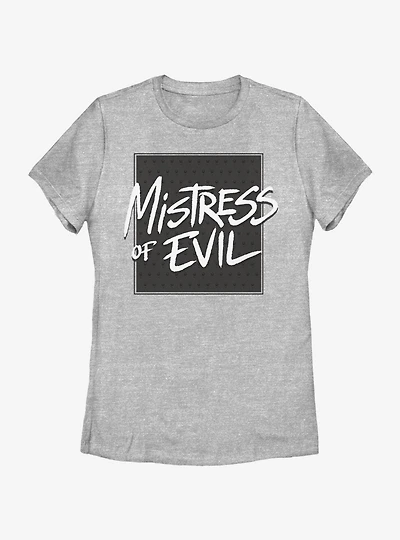 Disney Maleficent: Mistress Of Evil Bold Text Womens T-Shirt