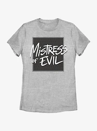 Disney Maleficent: Mistress Of Evil Bold Text Womens T-Shirt
