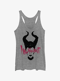 Disney Maleficent: Mistress Of Evil Paint Silhouette Womens Tank Top