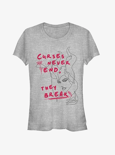 Disney Maleficent: Mistress Of Evil Curses Never End They Break Girls T-Shirt