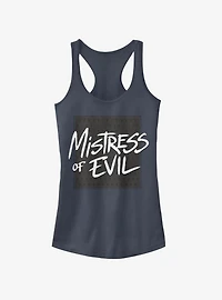 Disney Maleficent: Mistress Of Evil Bold Text Girls Tank