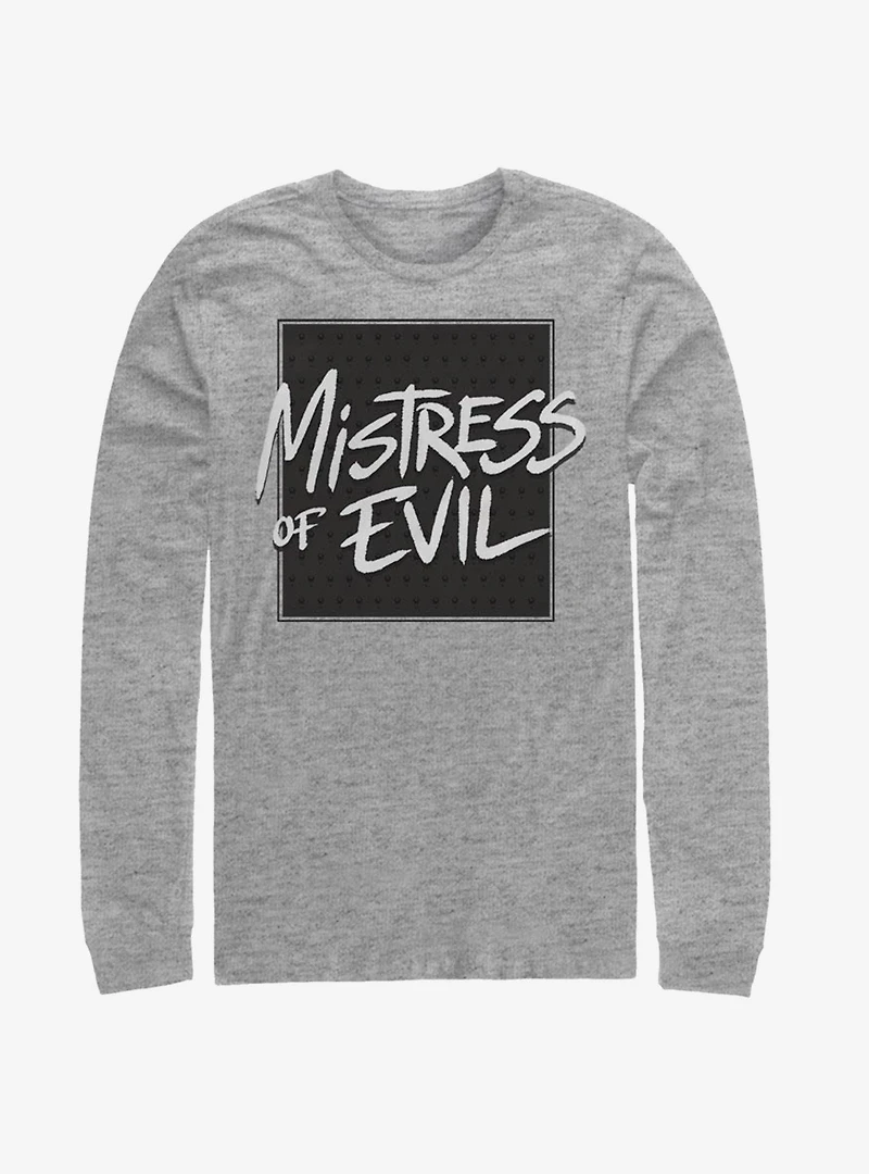 Disney Maleficent: Mistress Of Evil Bold Text Long-Sleeve T-Shirt