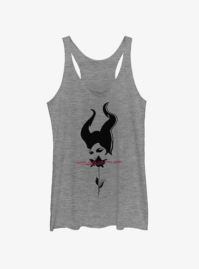 Disney Maleficent: Mistress Of Evil Black Rose Girls Tank