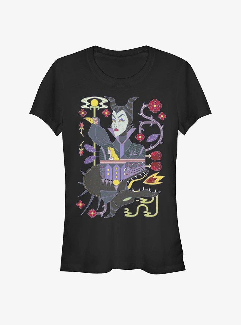 Disney Villains Maleficent Dual Girls T-Shirt