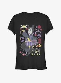 Disney Villains Maleficent Dual Girls T-Shirt