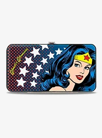 DC Comics Wonder Woman Stars Hinged Wallet