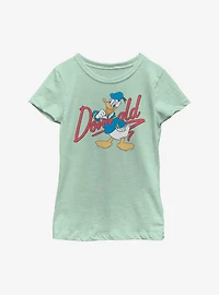 Disney Donald Duck Autograph Youth Girls T-Shirt