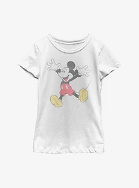 Disney Mickey Mouse Jump For Joy Youth Girls T-Shirt
