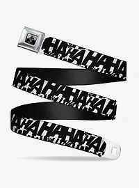 Dc Comics The Joker Jokers Laugh Hahaha Repeat Youth Seatbelt Belt