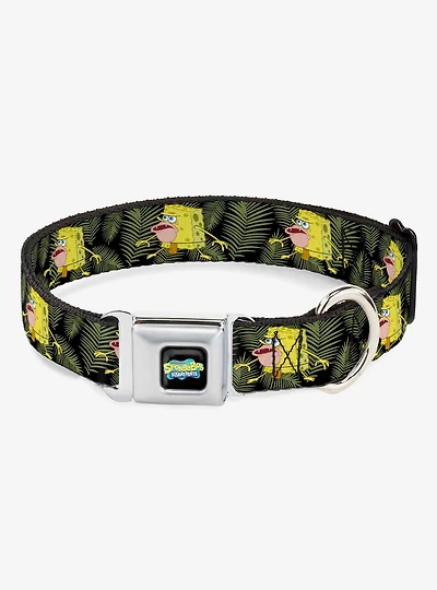 Primitive SpongeBob Pose Dog Collar Seatbelt Buckle