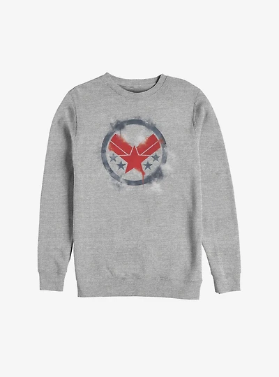 Marvel Avengers: Endgame War Machine Spray Logo Sweatshirt