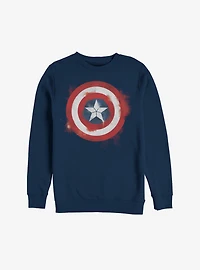 Marvel Captain America Spray Logo Sweatshirt