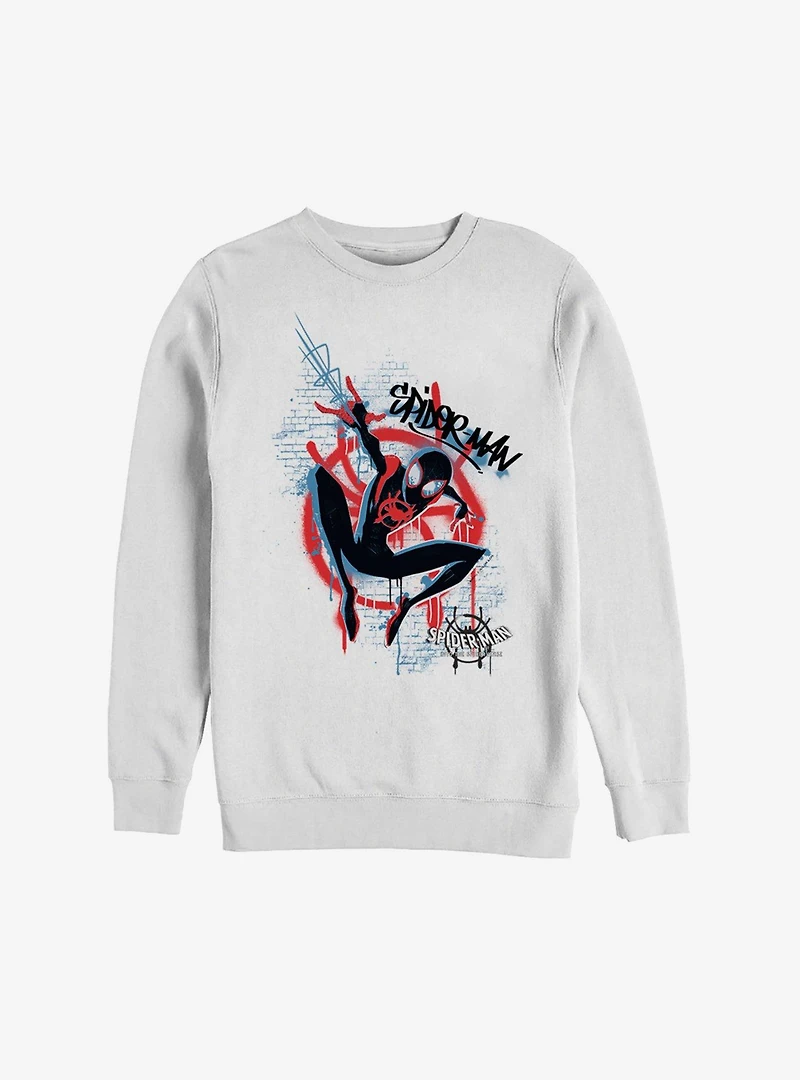 Marvel Spider-Man: Into The Spider-Verse Graffiti Spider Sweatshirt