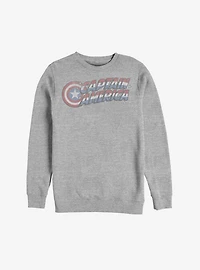 Marvel Captain America Vintage Logo Sweatshirt