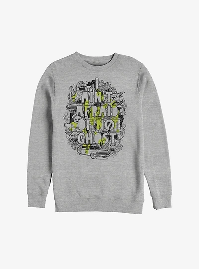 Ghostbusters Ain't Afraid Doodle Sweatshirt