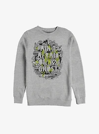 Ghostbusters Ain't Afraid Doodle Sweatshirt