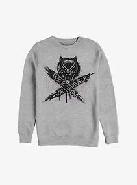 Marvel Black Panther Wakanda Forever Paint Sweatshirt
