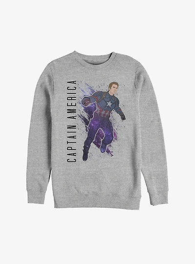 Marvel Avengers: Endgame Captain America Painted Sweatshirt