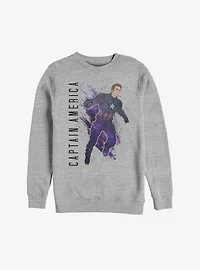 Marvel Avengers: Endgame Captain America Painted Sweatshirt