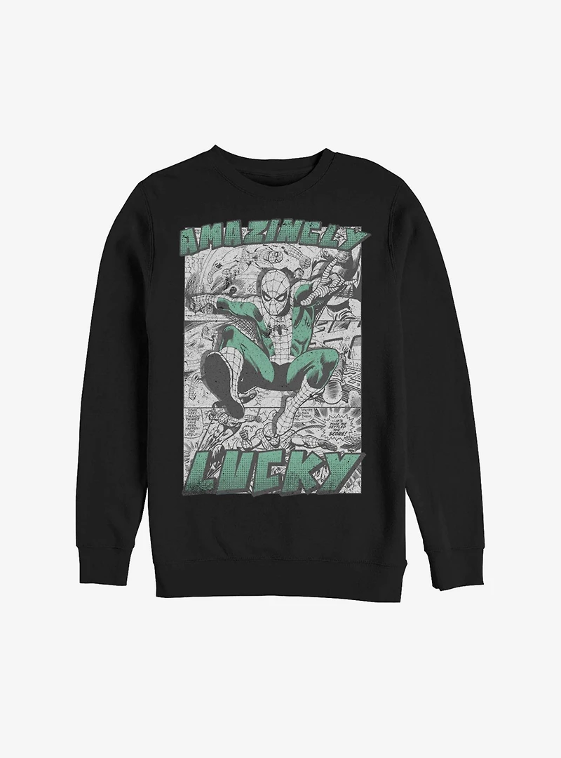 Marvel Spider-Man Amazingly Lucky Sweatshirt