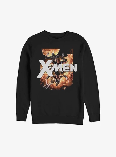 Marvel X-Men Explosion Sweatshirt