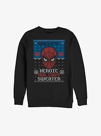 Marvel Spider-Man Uncle's Heroic Holiday Sweater Sweatshirt