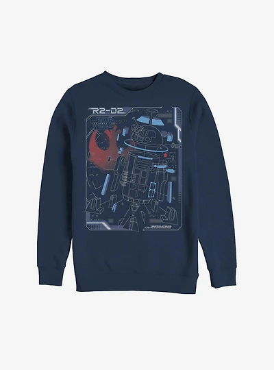 Star Wars Episode VIII The Last Jedi Droid Break Sweatshirt