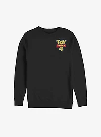 Disney Pixar Toy Story 4 Chest Color Logo Sweatshirt