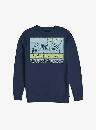 Disney Pixar Toy Story 4 Ducky And Bunny Sweatshirt