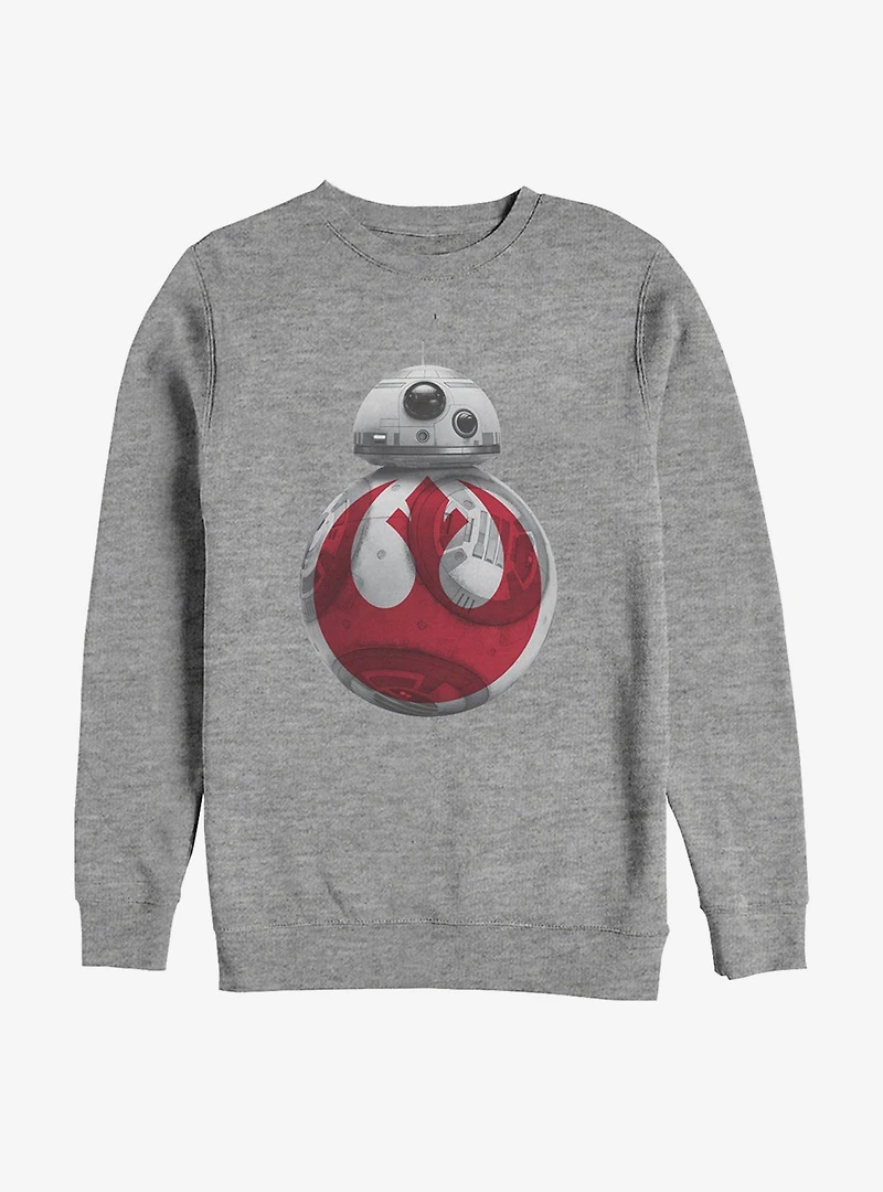 Star Wars Episode VIII The Last Jedi Rebel On BB-8 Sweatshirt
