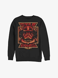 Star Wars Episode IX The Rise Of Skywalker Red Perspective Sweatshirt