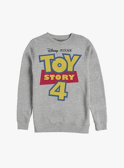 Disney Pixar Toy Story 4 Full Color Logo Sweatshirt