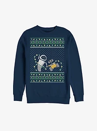 Disney Pixar WALL-E Christmas Pattern Sweatshirt