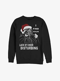 Star Wars Vader Lack Of Cheer Disturbing Sweatshirt