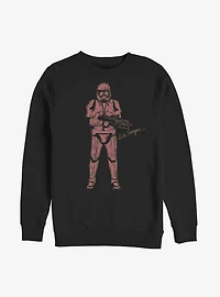 Star Wars Episode IX The Rise Of Skywalker Red Trooper Sweatshirt