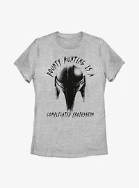 Star Wars The Mandalorian Complicated Profession Womens T-Shirt