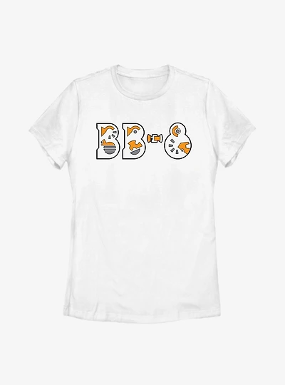 Star Wars Episode IX The Rise Of Skywalker BB-8 Droid Parts Womens T-Shirt