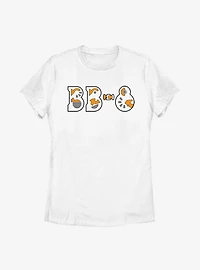 Star Wars Episode IX The Rise Of Skywalker BB-8 Droid Parts Womens T-Shirt