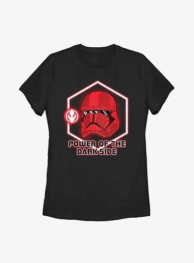 Star Wars Episode IX the Rise of Skywalker Power Dark Side Womens T-Shirt