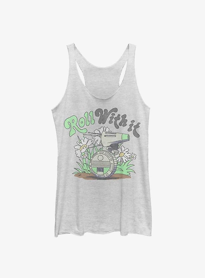 Star Wars Episode IX The Rise Of Skywalker Roll With It Womens Tank Top