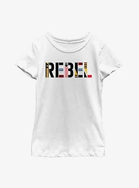 Star Wars Episode IX The Rise Of Skywalker Rebel Simple Youth Girls T-Shirt