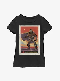 Star Wars The Mandalorian Poster Youth Girls T-Shirt