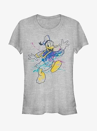Disney Donald Duck Splatter Girls T-Shirt