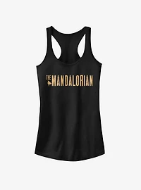 Star Wars The Mandalorian Mandalorian Simplistic Logo Girls Tank Top