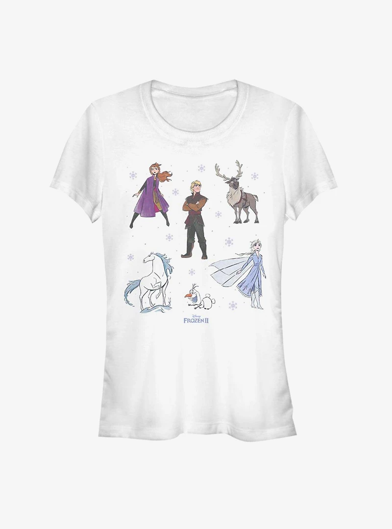 Frozen 2 Doodles Girls T-Shirt